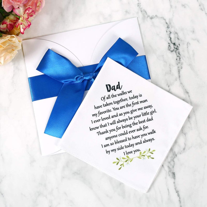 TRULIVA Father's Wedding Hankie - Keepsake for Dad from Daughter - Image 2